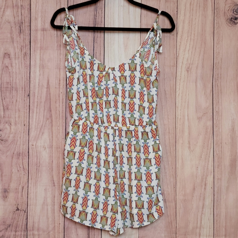 Bcbgmaxazria White And Multicolor Patterned Jumps… - image 3